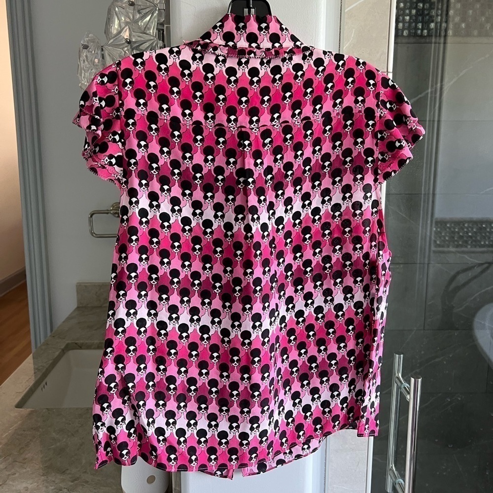 Alice + Olivia Martel Silk Blouse - Picture 4 of 9